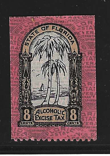 FL liquor L3 8¢ MNH VF