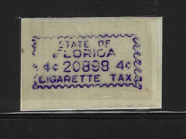 FL cigarette meter CM2 4¢ U VF, P.B. # 20898