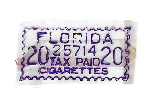 FL cigarette meter CM7 20 cig U VF, P.B. # 25714