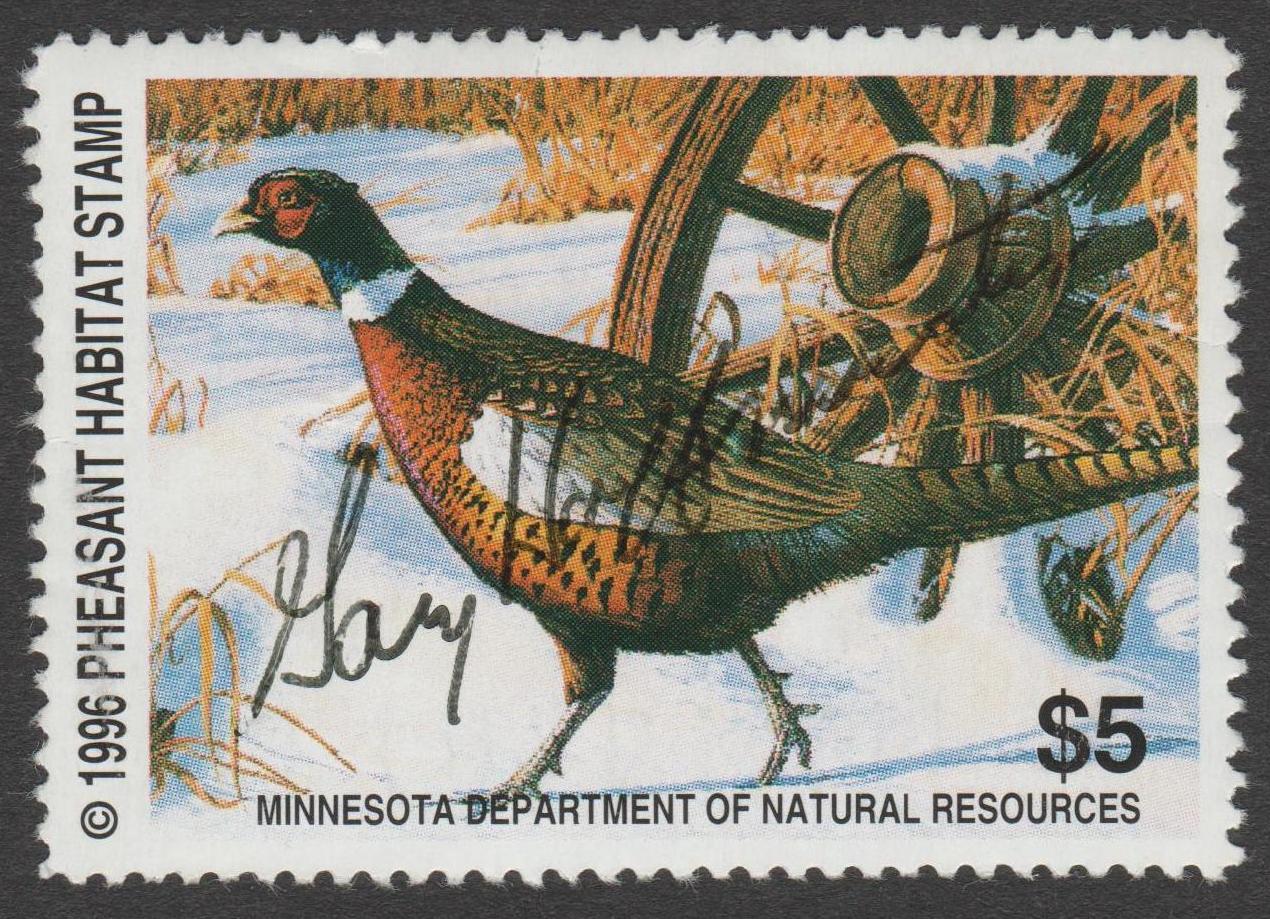 MN pheasant #14 $5 U F-VF 1996 P