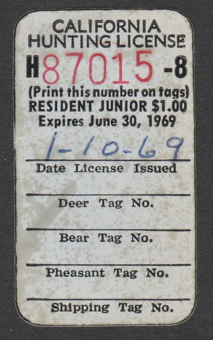 CA hunting #2A20 $1 U XF 1968 Junior P