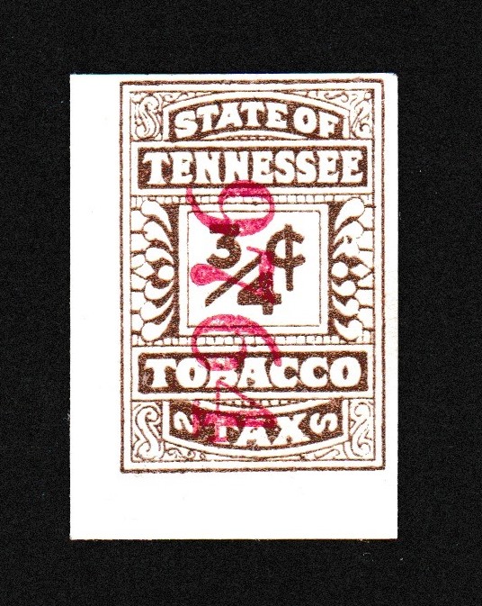 TN tobacco T155v 3/4c MNG F, like T155 but imperf P