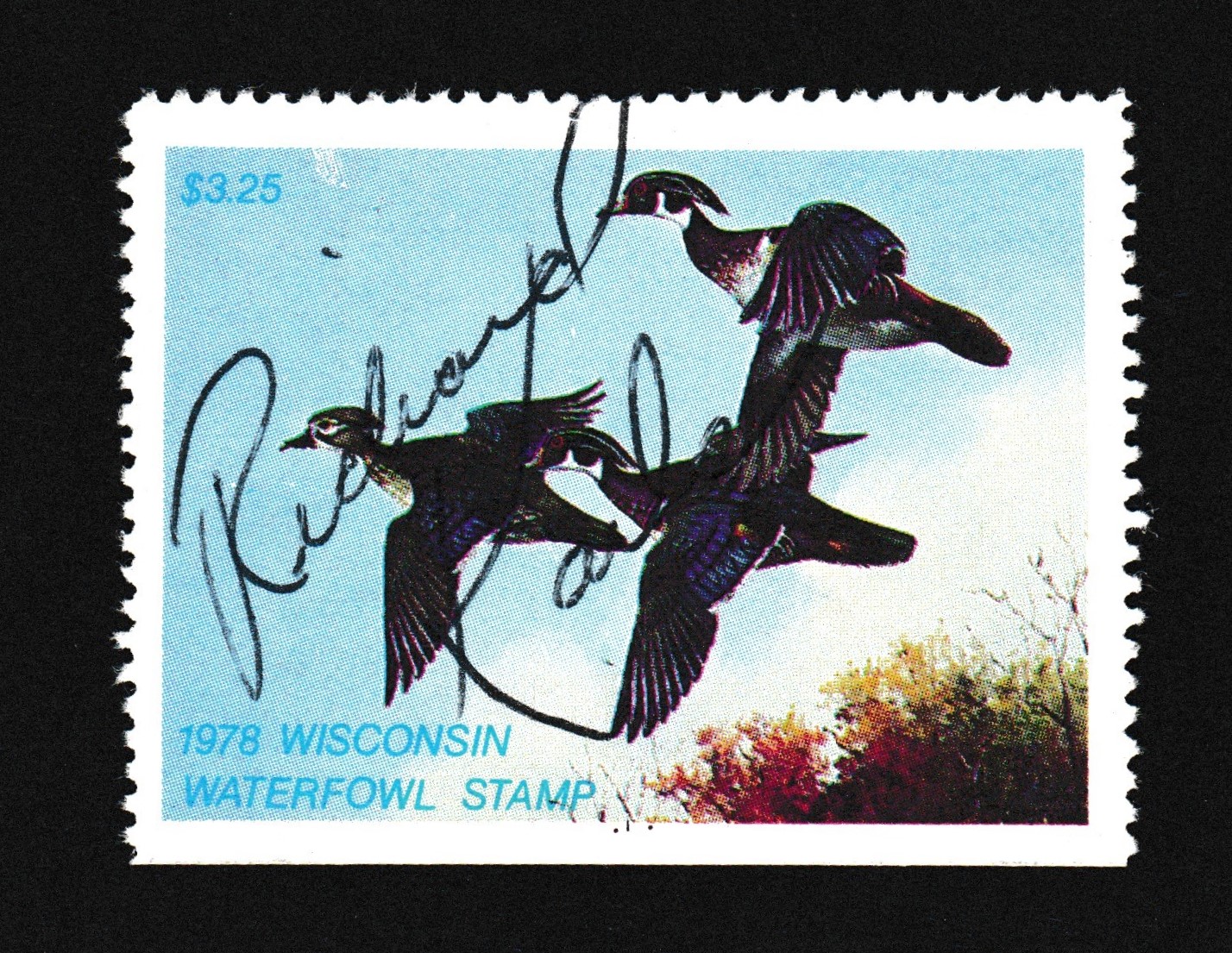WI waterfowl W1 $3.25 U VF, 1978 P