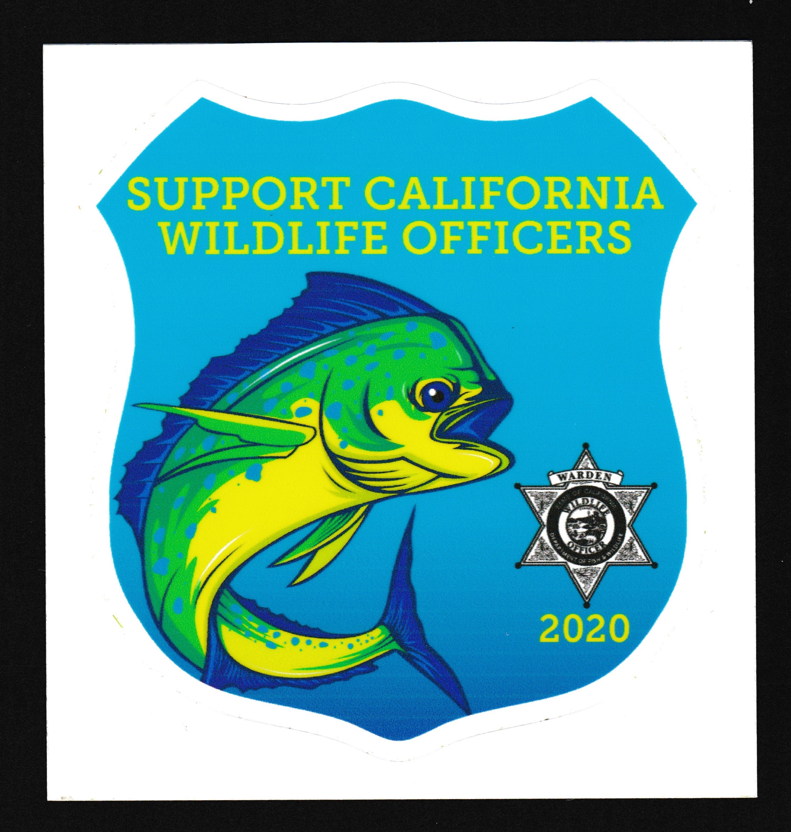 CA warden decal WD11 $5 MNH XF, 2020 P