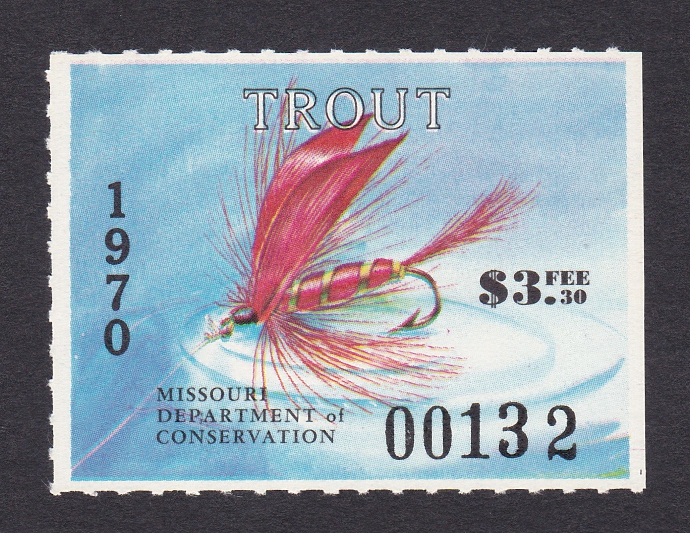 MO trout T2 $3.30 MNH VF 1970 P