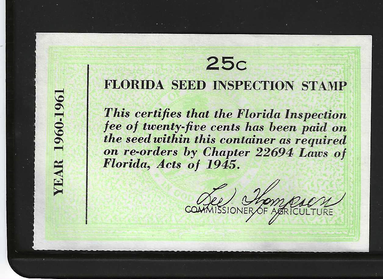 FL seed PS35 25¢ MNH VF