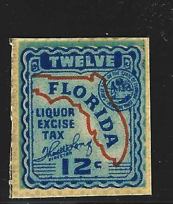 FL liquor L41A 12¢ MLH VF