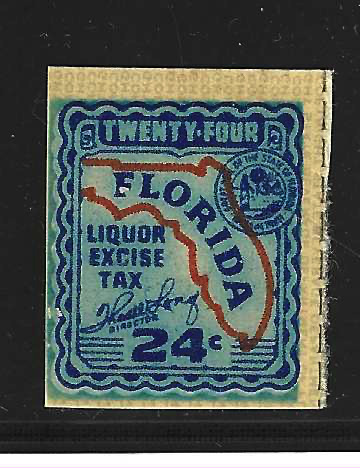 FL liquor L43 24¢ MLH VF