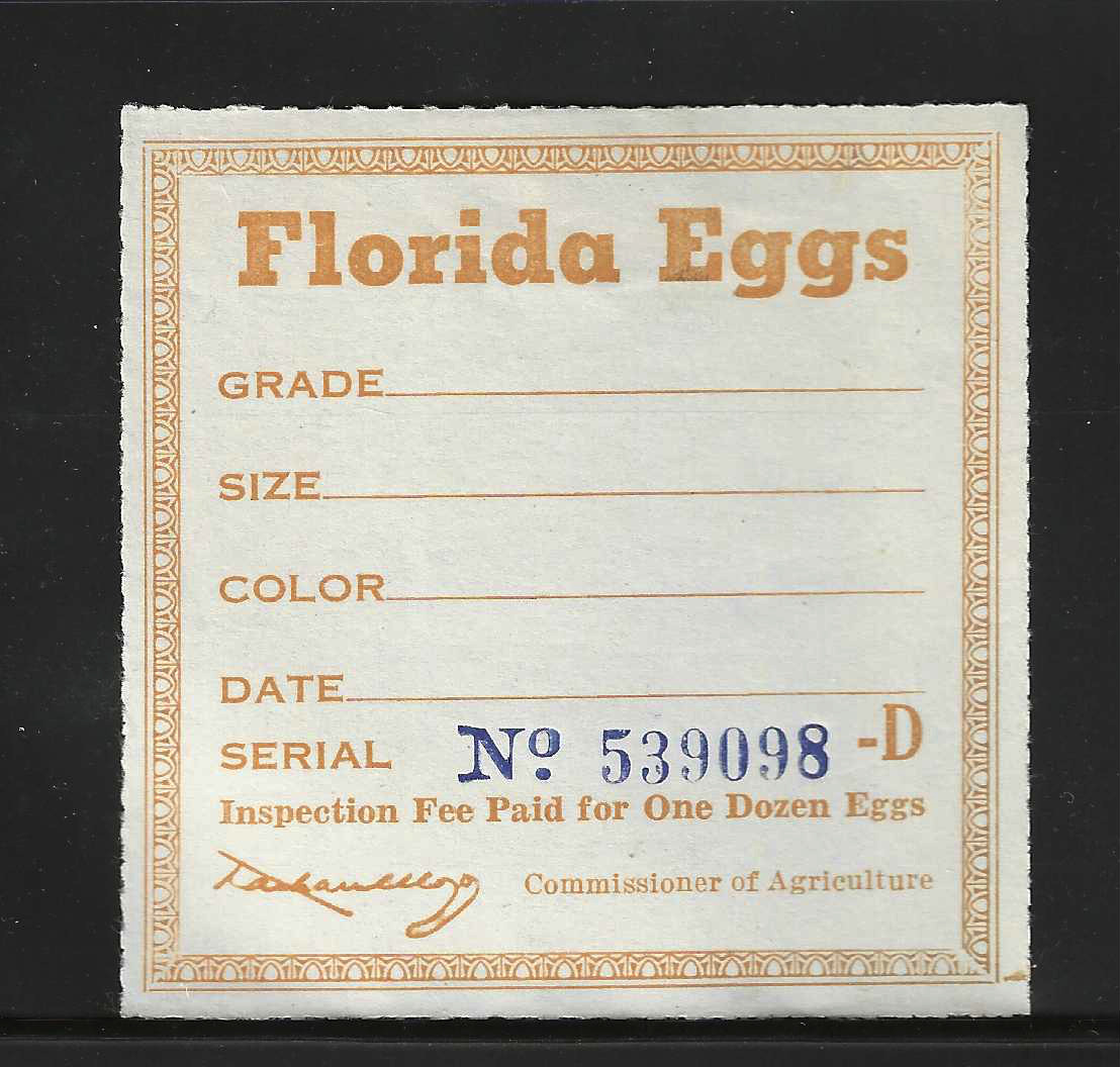 FL egg carton E5 MLH, w/ "D" suffix number
