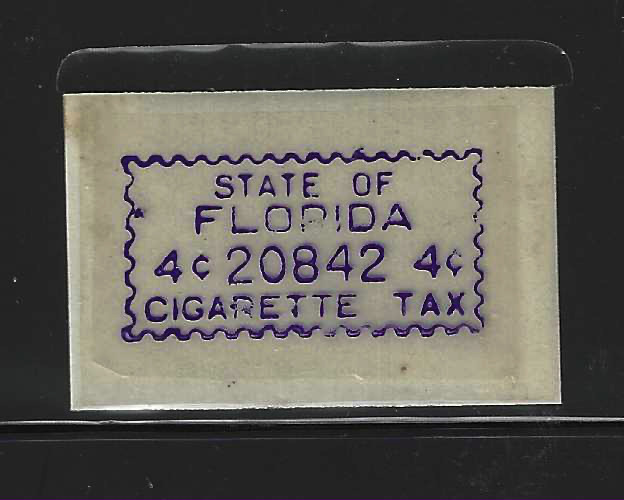 FL cigarette meter CM2 4¢ U VF, P.B. # 20842