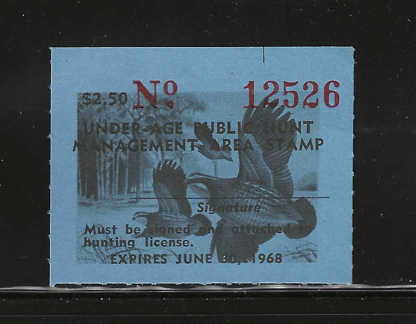 FL under age public hunting area FL-MJ2 1967 $2.50 MNH VF
