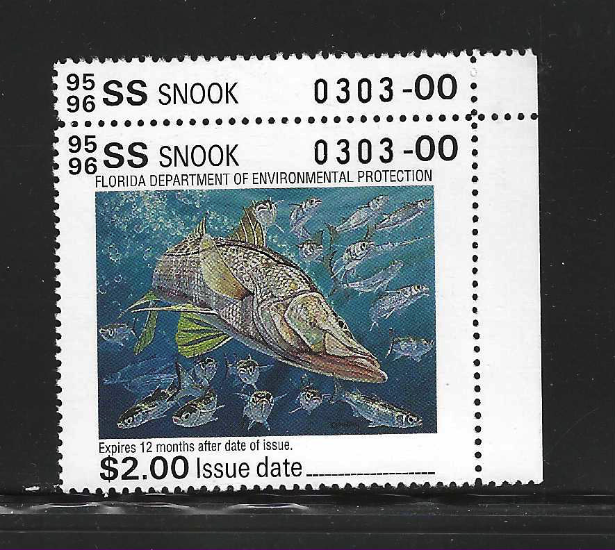 FL snook FL-SK7 1995 $2.00 MNH VF