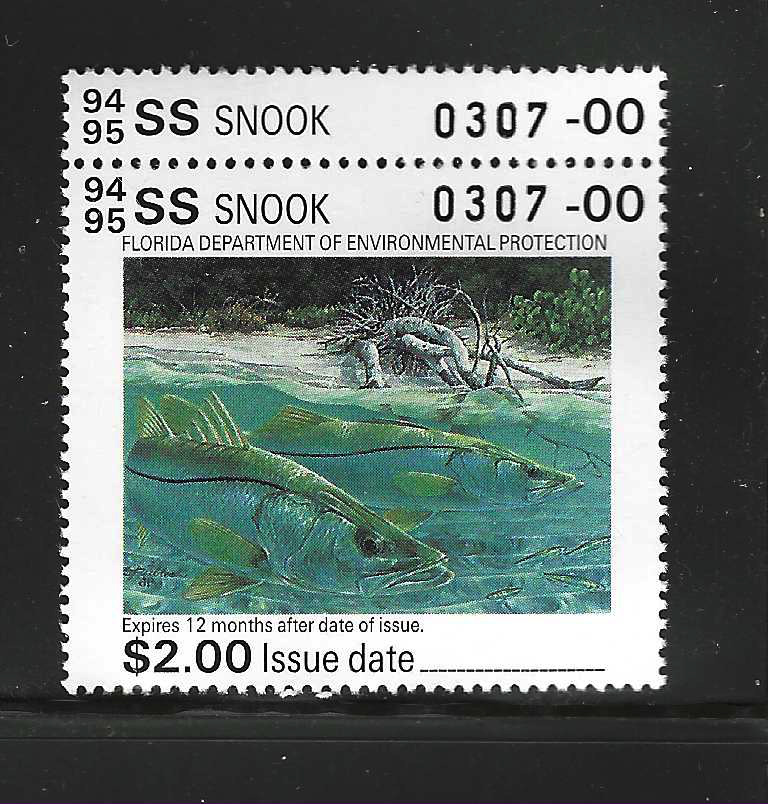 FL snook FL-SK6 1994 $2.00 MNH VF