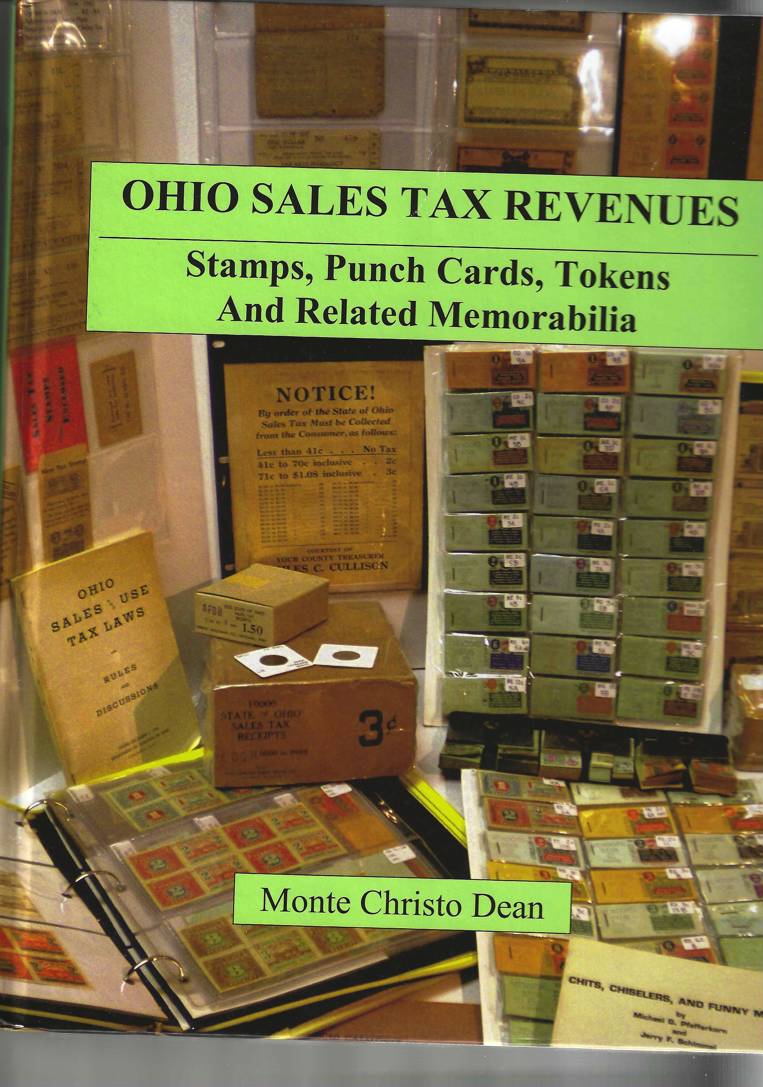 CATALOG - Ohio Sales Tax Revenues, 2022 by Monte Cristo Dean, autographed by author, new, originally sold for $97.00