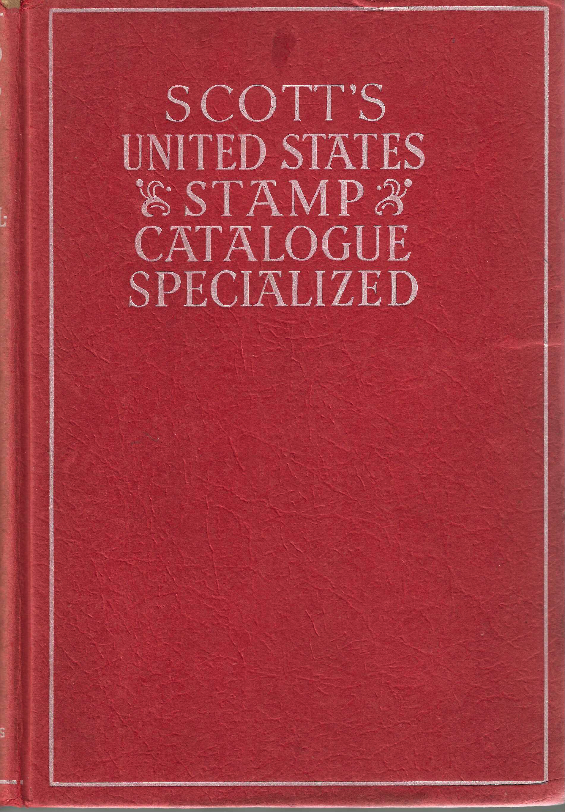 CATALOG - Scott Publications 1950 United States Specialized Stamp Catalog, fine used condition