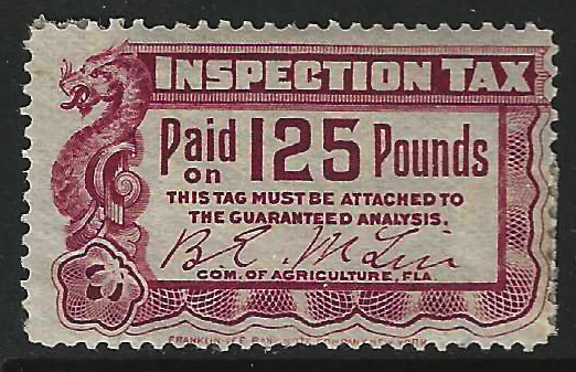 FL feed FE4 125 lbs MLH VF not priced as mint