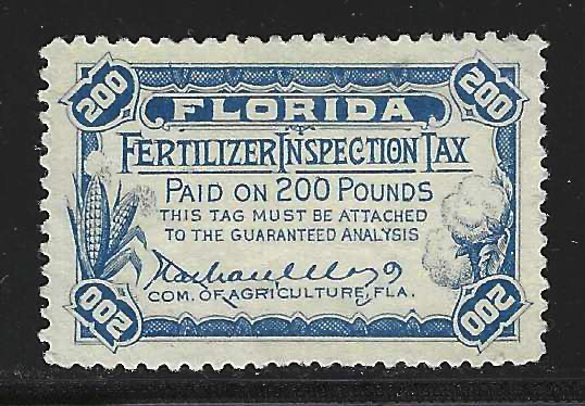 FL fertilizer FT24 200 lbs dk blue U VF