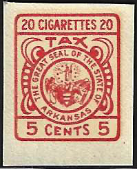 AR cigarette C62 5¢ MNH VF
