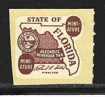 Fl liquor L164 Minature brown & white MNH F-VF